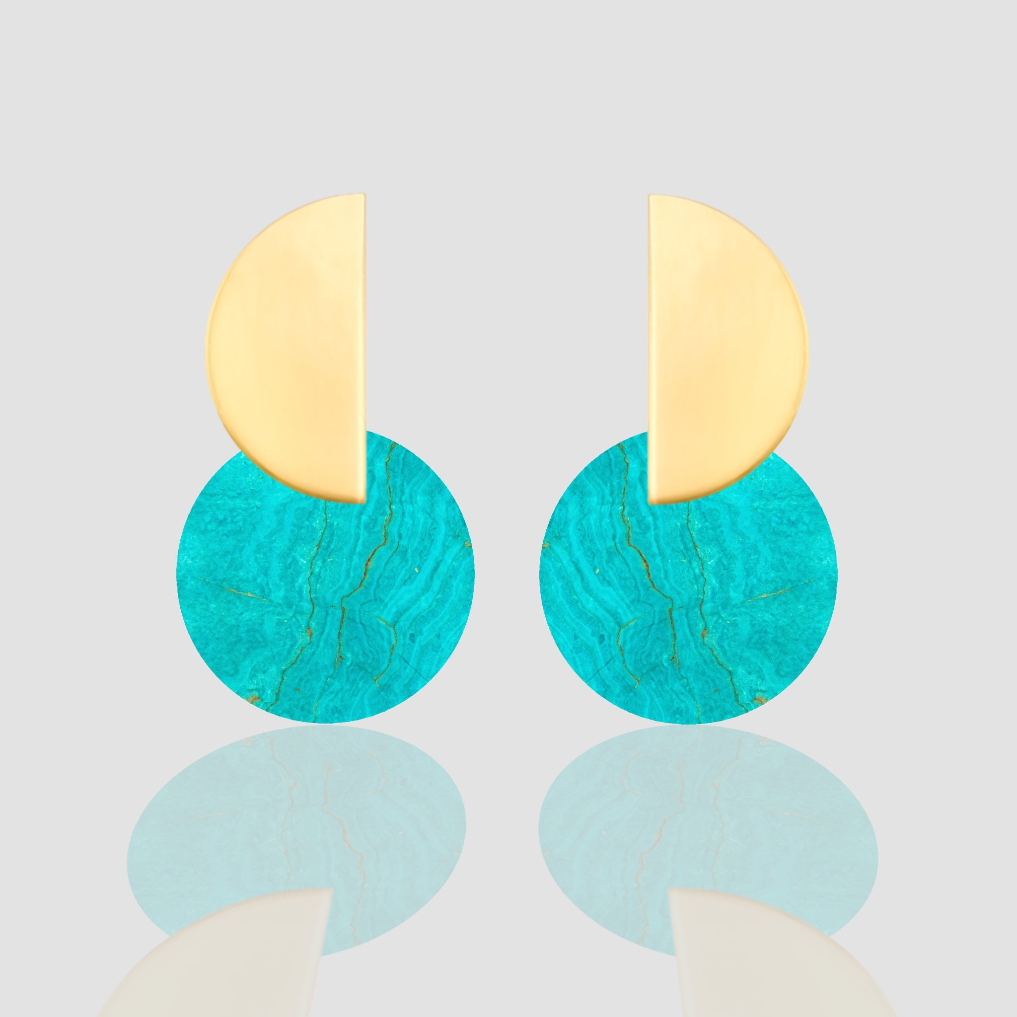 Orecchini Summer in oro 18 carati dal design moderno - James Gioielli