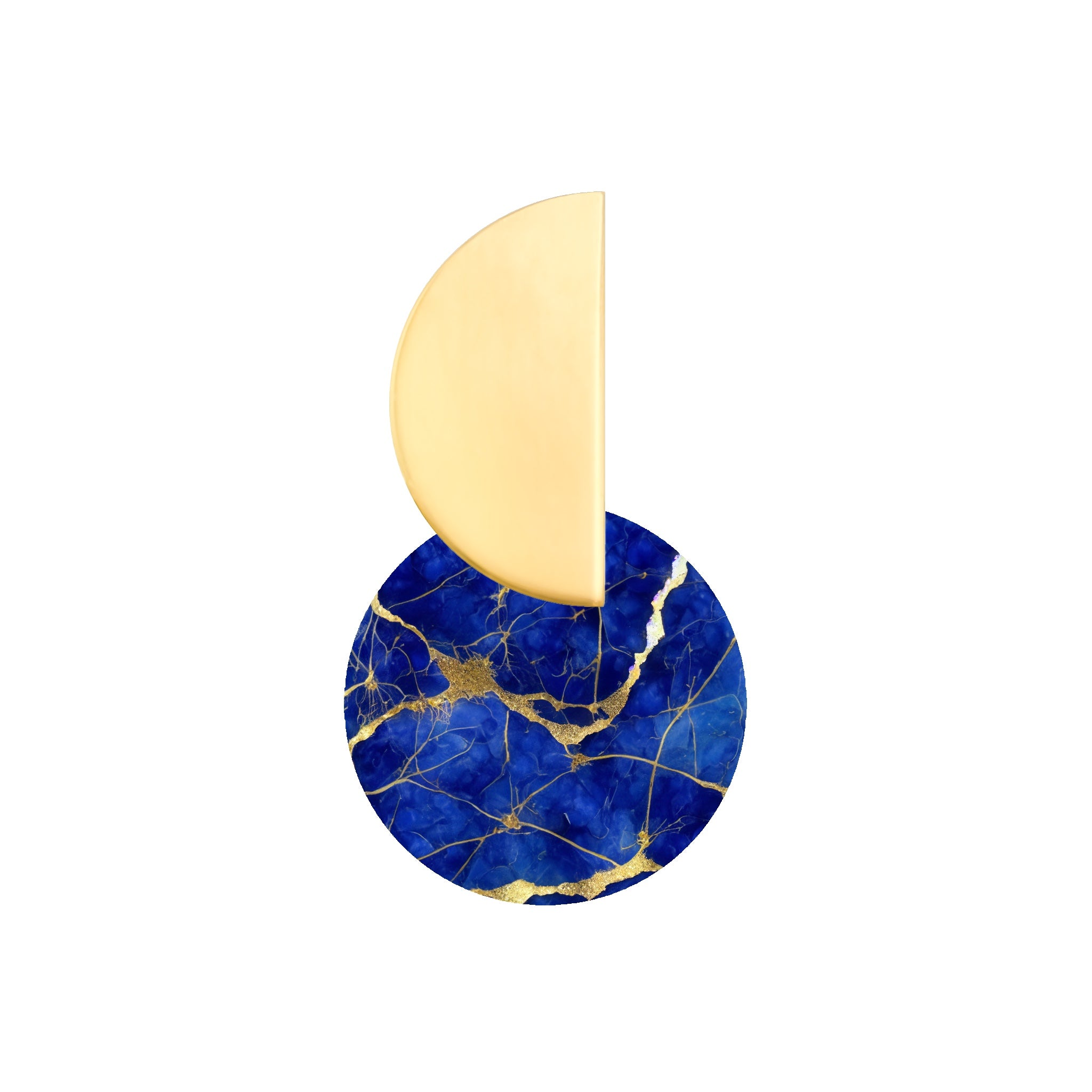 Orecchini Aqva in oro 18k dal design minimal ispirato all’acqua - James Gioielli
